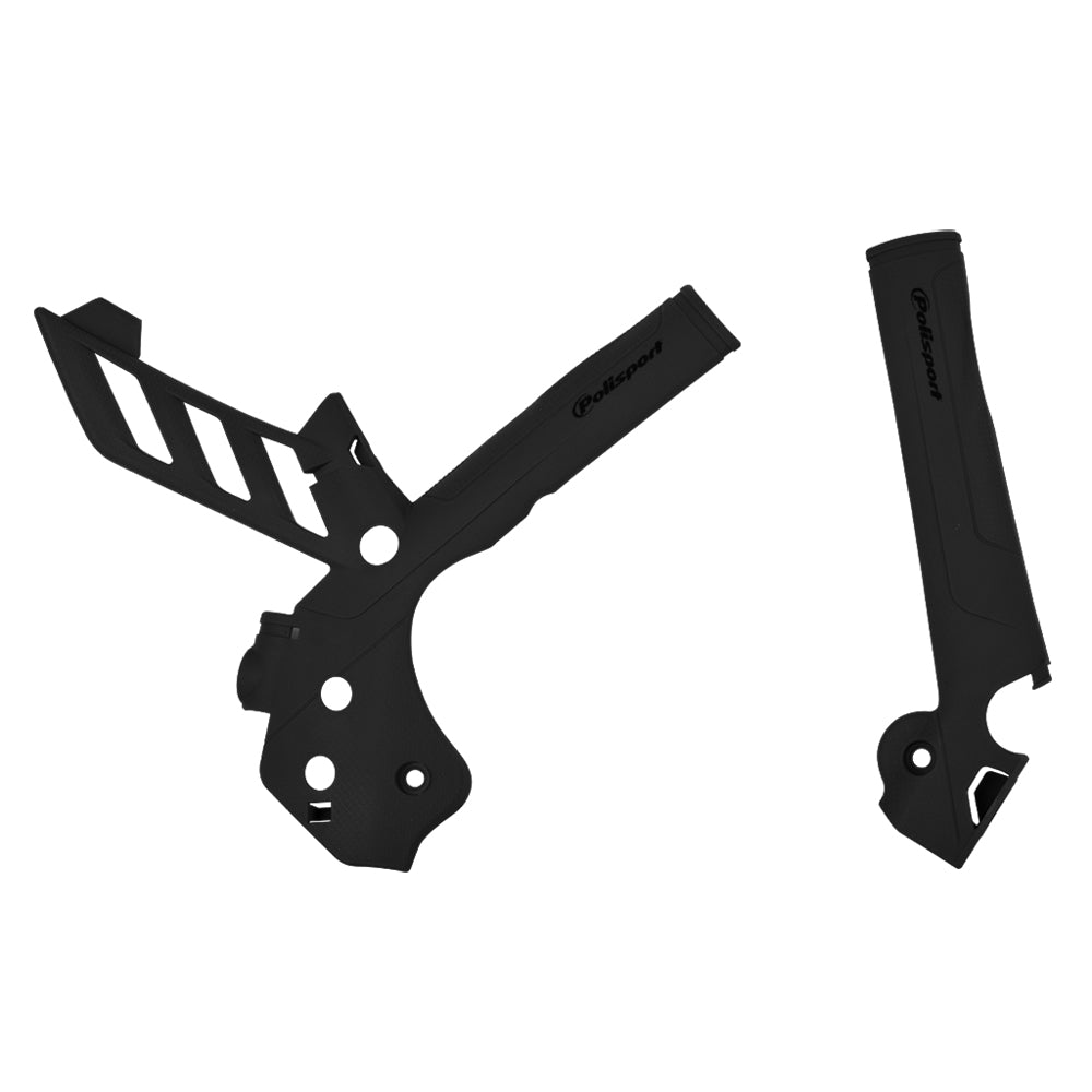 Polisport Black Frame Guards Protectors For KTM SX-F 350 2011-2015